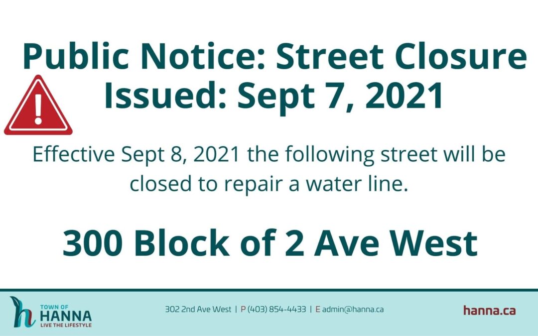 Street Closure Notification
