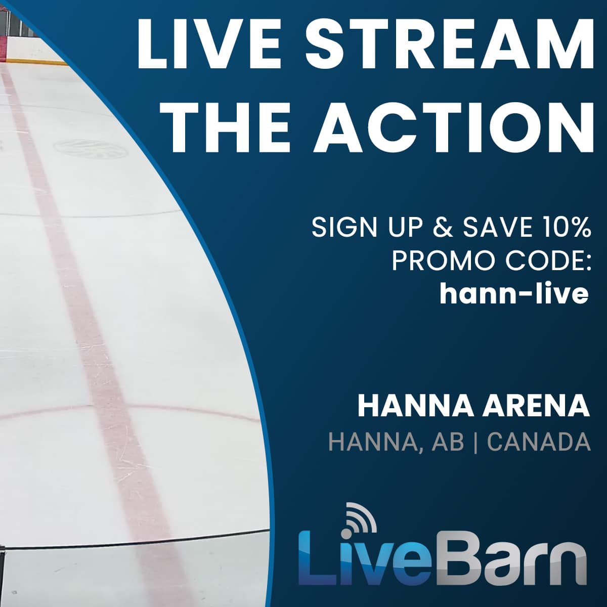 Hanna Arena has LiveBarn